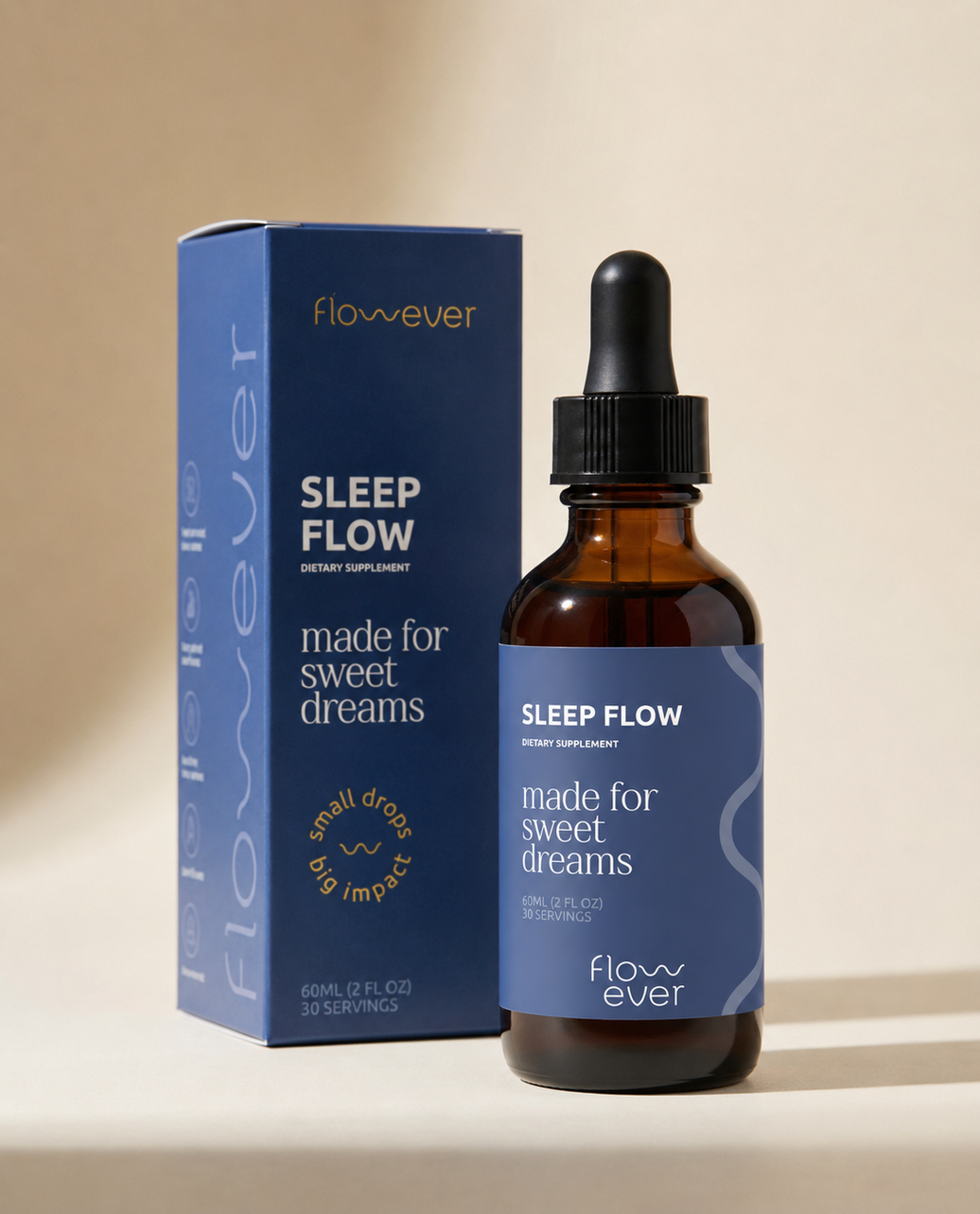Sleep Flow Natural Creamy Drops Sleep Supplement
