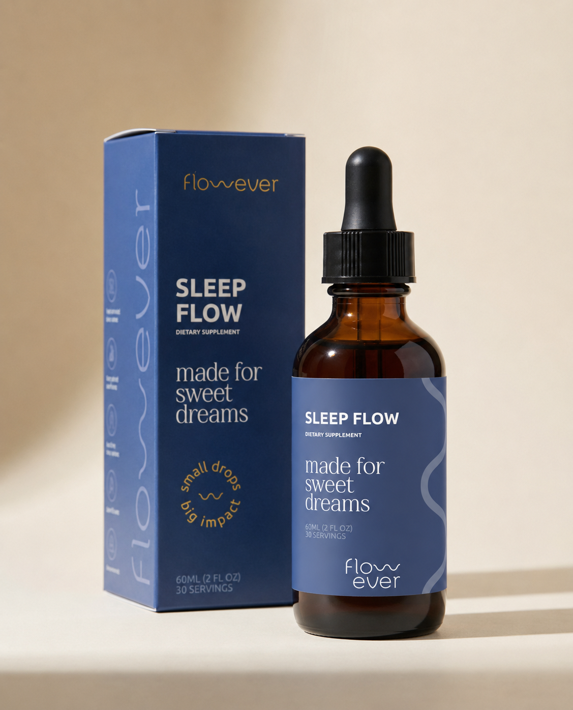 Sleep Flow Natural Creamy Drops Sleep Supplement